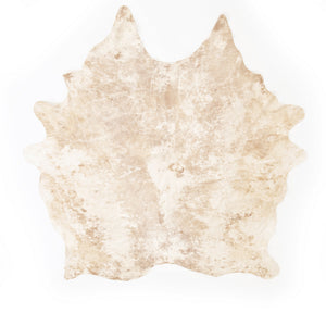 Modern Cowhide Rug-Natural Brown