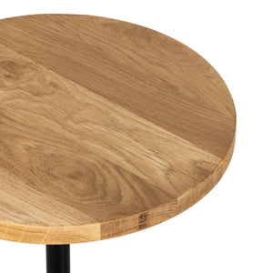 Fay Accent Table In Black Marble