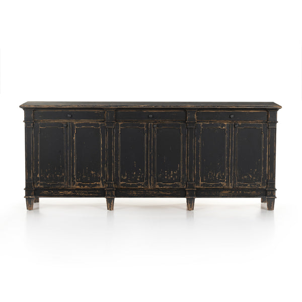 Marjorie Sideboard In Distressed Black