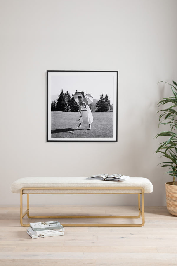 Golfing Hepburn By Getty Images