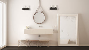 Savannah 2 Light Vanity in Bronze Finish