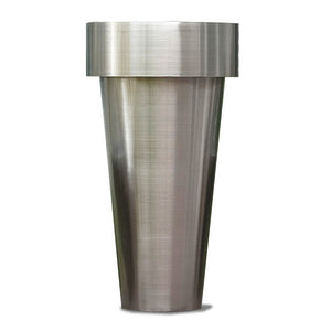 Flower Pot Planter, Stainless Steel
