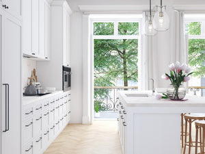 Bella 1 Light Mini Pendant in Matte Black + Brushed Nickel Finish
