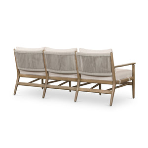 Rosen Outdoor Sofa In 73" In Natural Eucalyptu