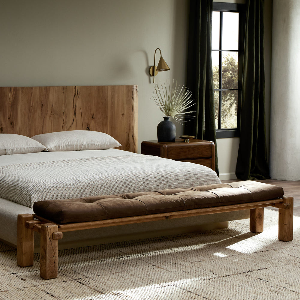 Marcia Accent Bench in French Oak