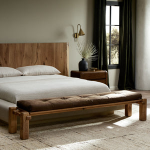 Marcia Accent Bench in French Oak
