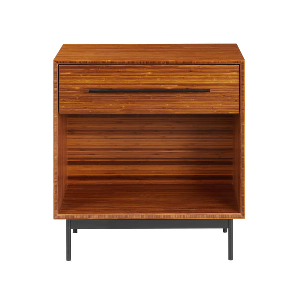 Taylor 28" 1 Drawer Nightstand, Amber
