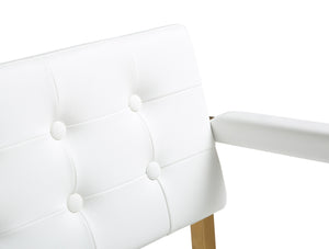 Director White Gold Steel Barstool