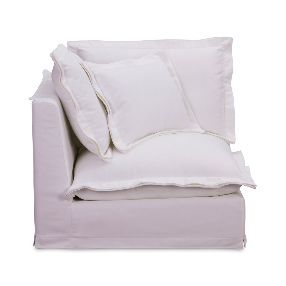 Moe's Olivia Corner Chair with Feather Blend