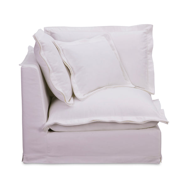 Moe's Olivia Corner Chair with Feather Blend