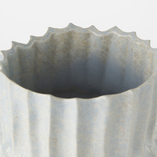 Cardon 14.4H Gray Ceramic Vase