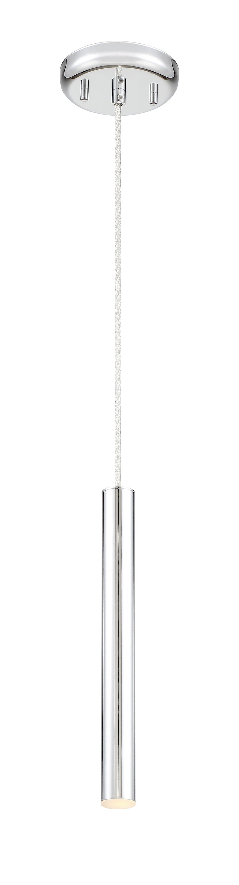 Forest 1 Light Mini Pendant in Chrome Finish