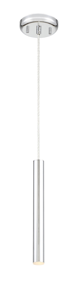 Forest 1 Light Mini Pendant in Chrome Finish