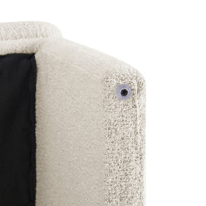 Denise Fabric Accent Chair, Palladian Beige