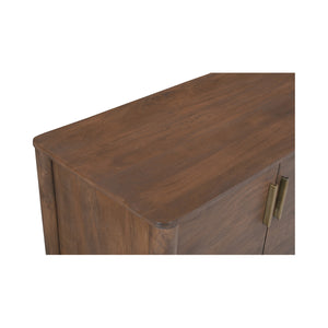 Moe's Wiley 4 Door Sideboard in Vintage Brown