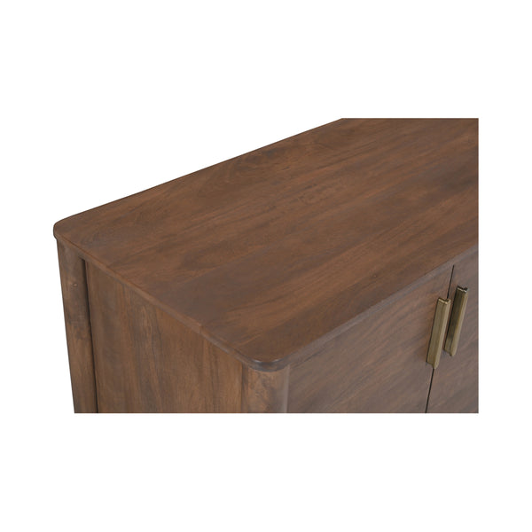 Moe's Wiley 4 Door Sideboard in Vintage Brown