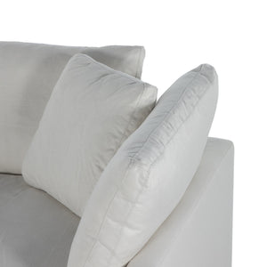 Stevie 4Pc Laf Sec Sofa W/Ottoman In Ivory