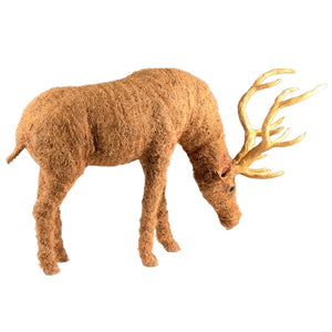XLarge Coir Deer Head Down