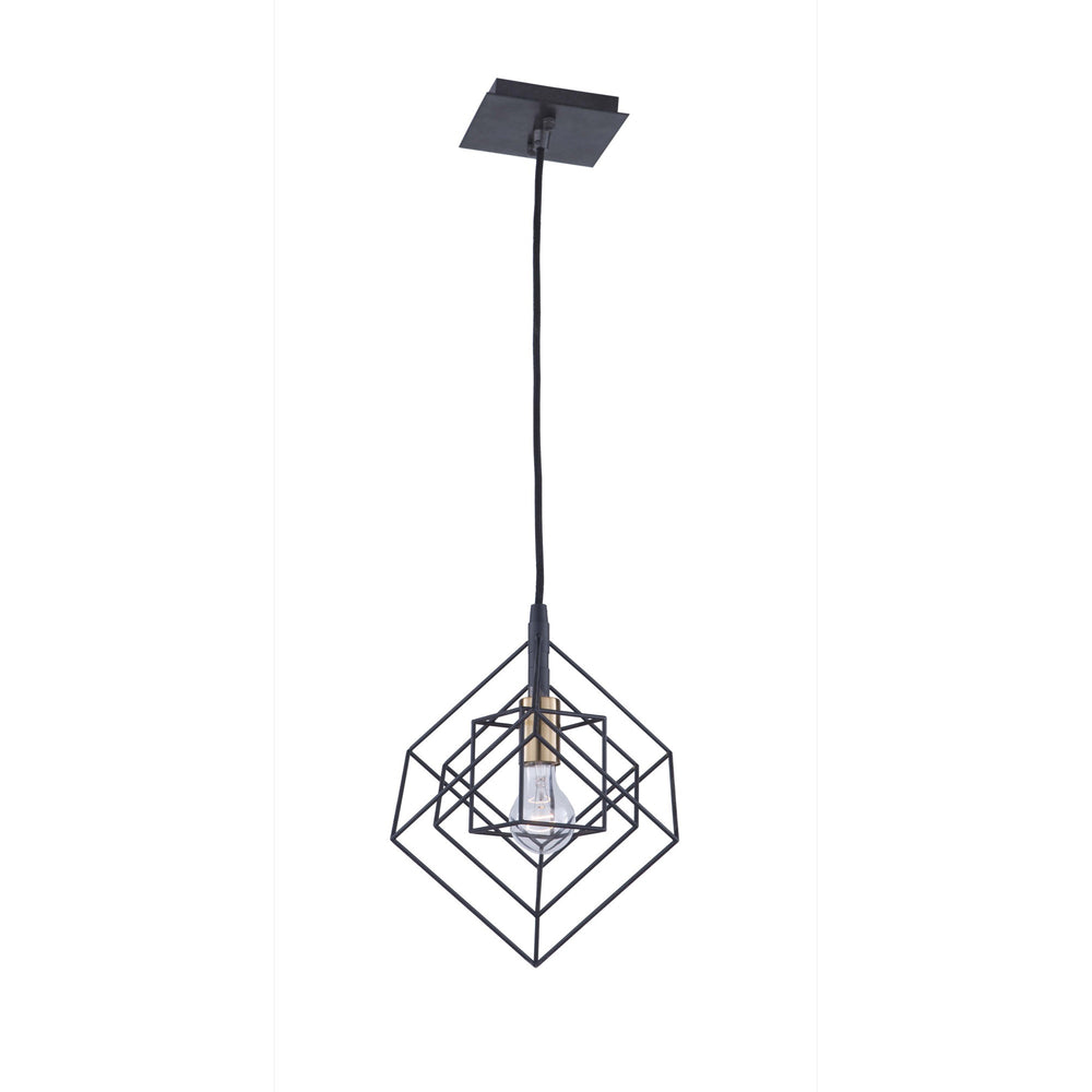 Artistry AC11117  Pendant in Matte Black & Harvest Brass