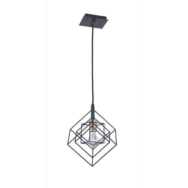 Artistry AC11117  Pendant in Matte Black & Harvest Brass