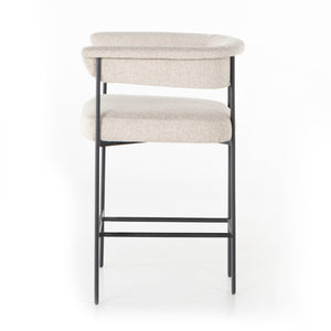 Carrie Stool In Light Camel In Counter