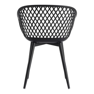 Piazza Outdoor Chair Black - Set of 2