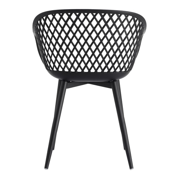 Piazza Outdoor Chair Black - Set of 2
