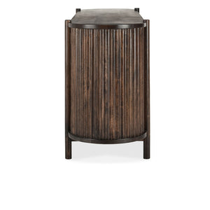 Redford Solid Wood Cabinet - Bark Brown