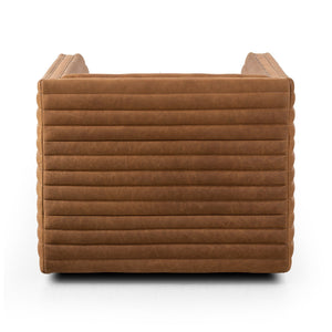 Padma Swivel Chair - Eucapel Cognac