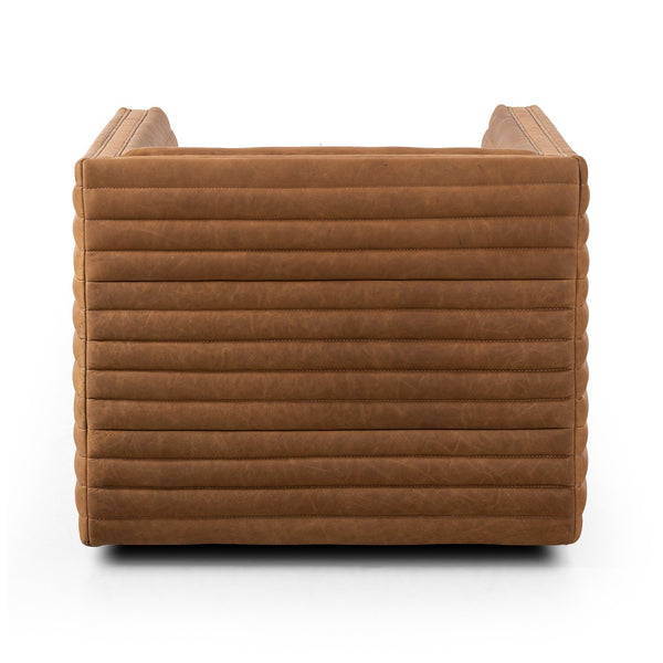 Padma Swivel Chair - Eucapel Cognac