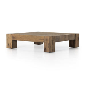 Abaso Coffee Table In Rustic Wormwood Oak