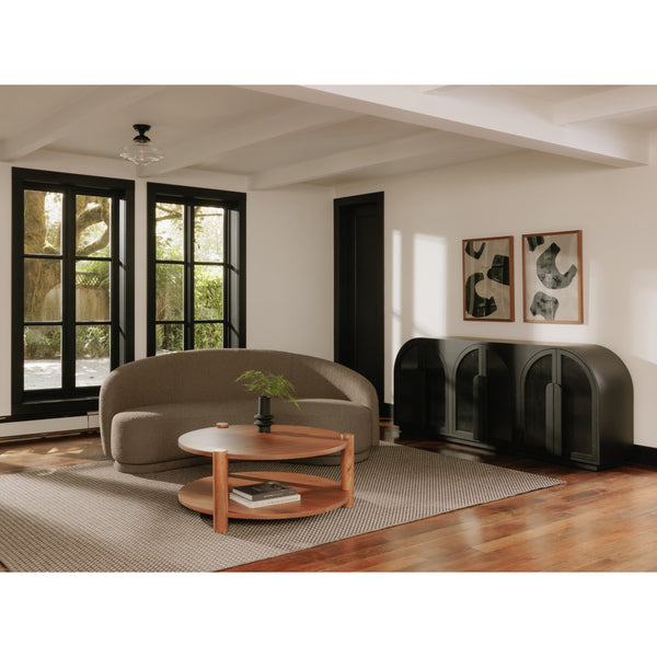 Moe's Excelsior Sofa in Warm Taupe Boucle