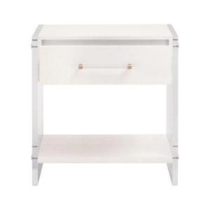 Sonia Shagreen 1-Drawer Nightstand