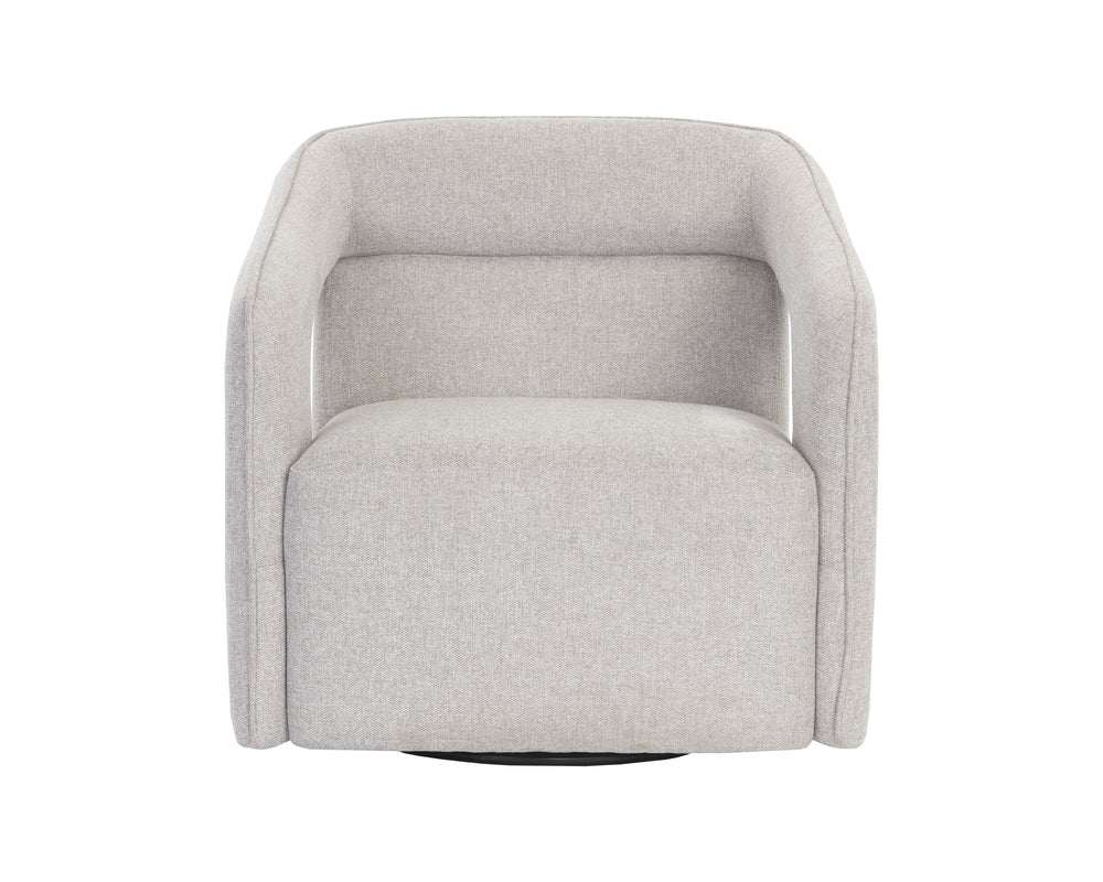 Kendrick Swivel Lounge Chair - Belfast Heather Grey