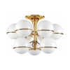 Marguerite 2-Tier Flush Mount - Gold