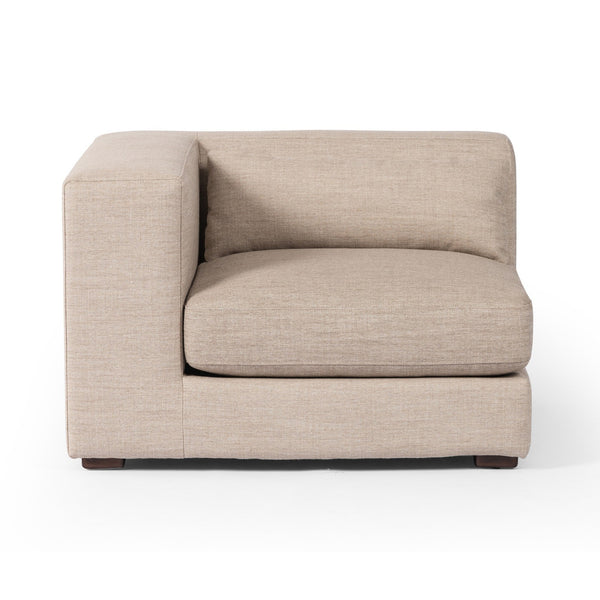 Sena Sectional In Alcala Wheat And Almond