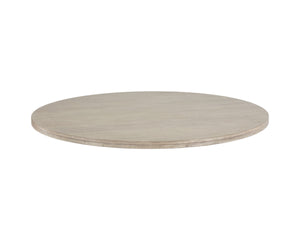 Cypher Dining Table Top - Wood - White Ceruse - 55"