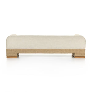 Joss Outdoor Sofa In 106" In Natural Teak