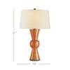 Upbeat Orange Table Lamp In Orange