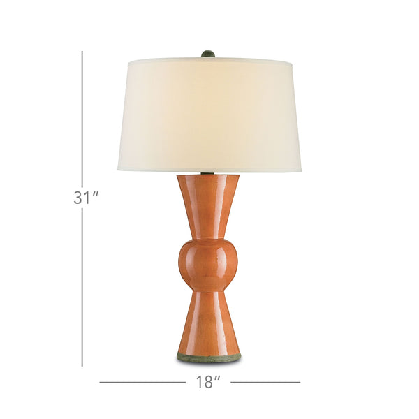 Upbeat Orange Table Lamp In Orange