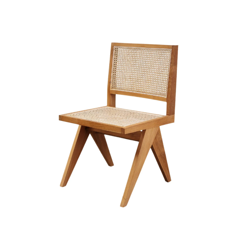 Jeanneret Cane Side Chair - Natural