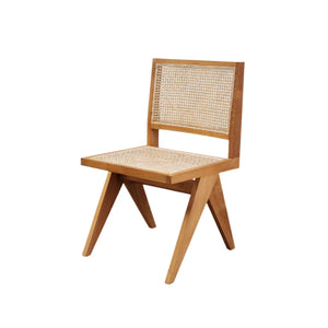 Jeanneret Cane Side Chair - Natural