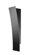 Landrum 1 Light Outdoor Wall Sconce in Black Finish