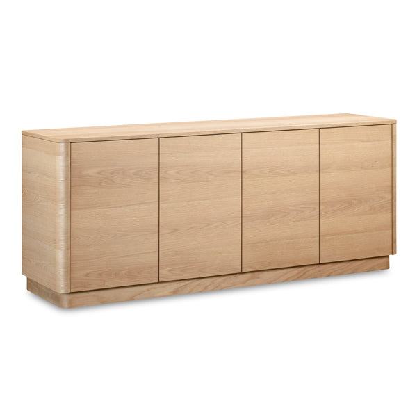 Round Off Sideboard in Natural Oak Finish