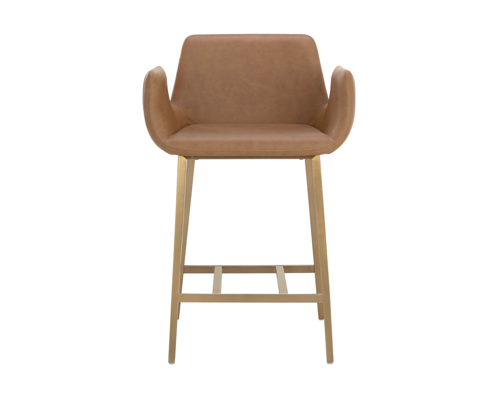 LUCANO COUNTER STOOL - MILLIKEN COGNAC