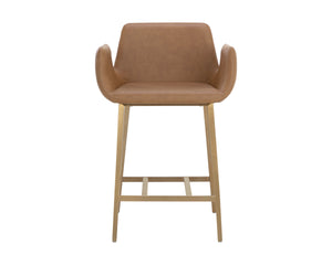 LUCANO COUNTER STOOL - MILLIKEN COGNAC