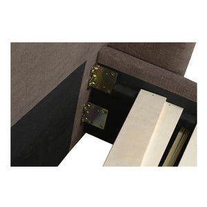 Sophia King Storage Bed in Brown with Drawers