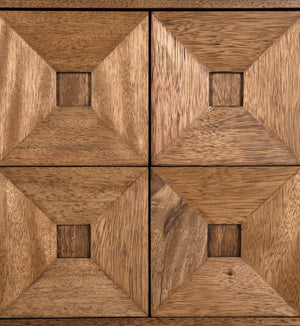 Musashi 2 Drawer, Large, Dark Walnut