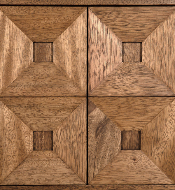 Musashi 2 Drawer, Large, Dark Walnut
