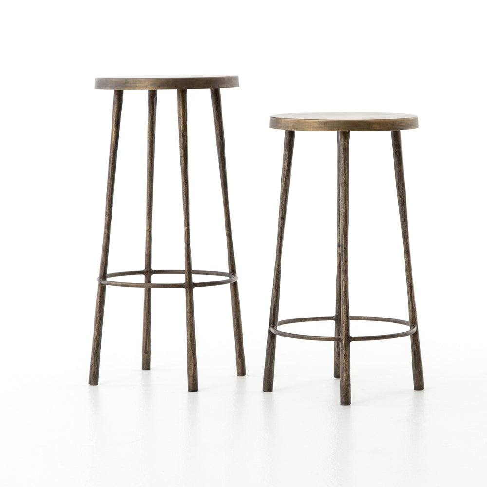 Westwood Barstool in Antique Brass